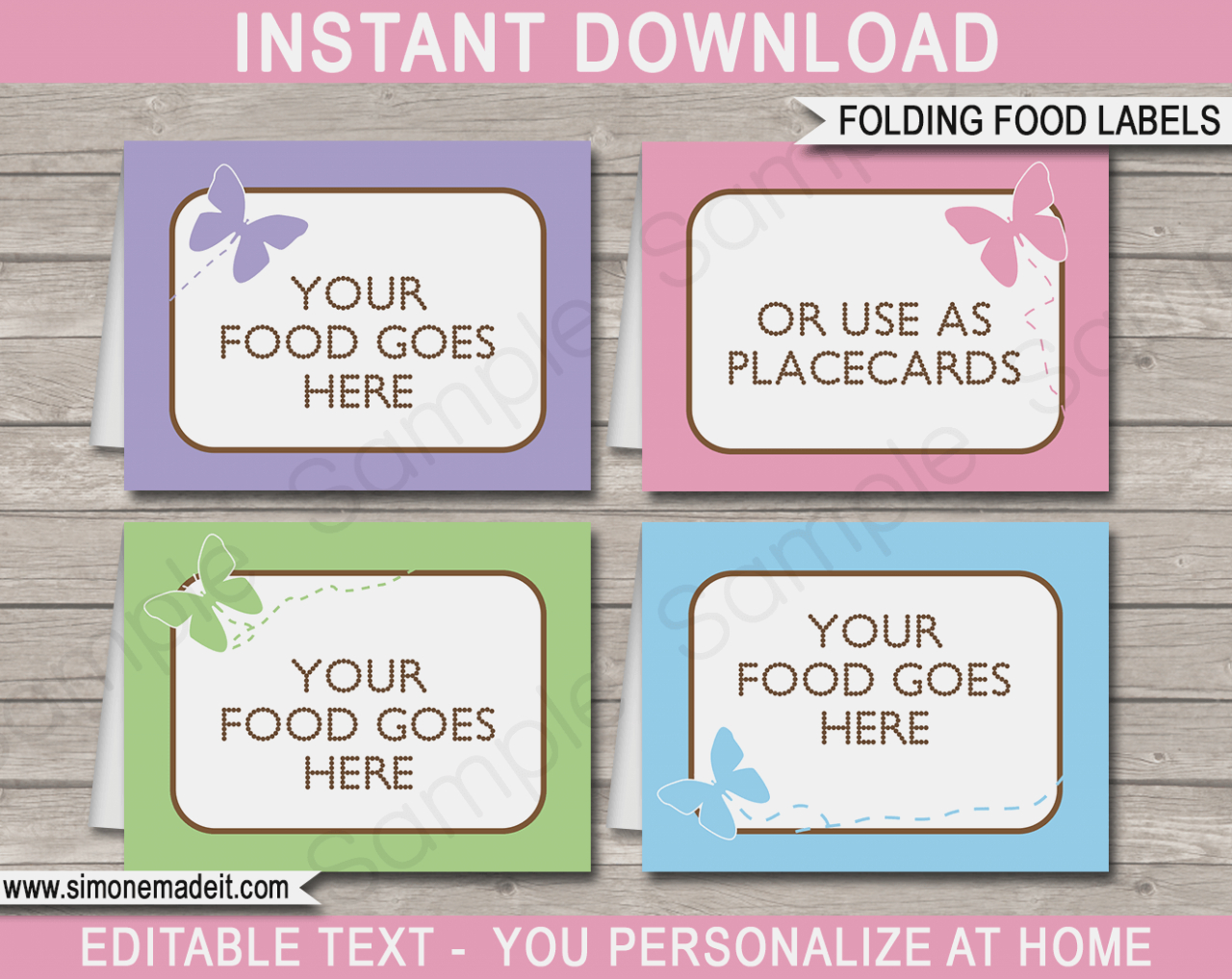 Food Cards For Buffet Template – Keni.candlecomfortzone – Label - Free Printable Food Tags For Buffet