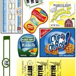 Food Label Printies | Printables | Miniaturas, Embalagens, Brinquedos   Free Printable Play Food Labels