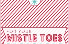 Free Printable Mistletoe Tags