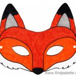 Fox Mask And Other Free Printable Animal Masks | Printable Animal   Free Printable Fox Mask Template