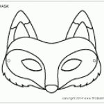 Fox Mask | Printable Templates & Coloring Pages | Firstpalette For   Free Printable Fox Mask Template