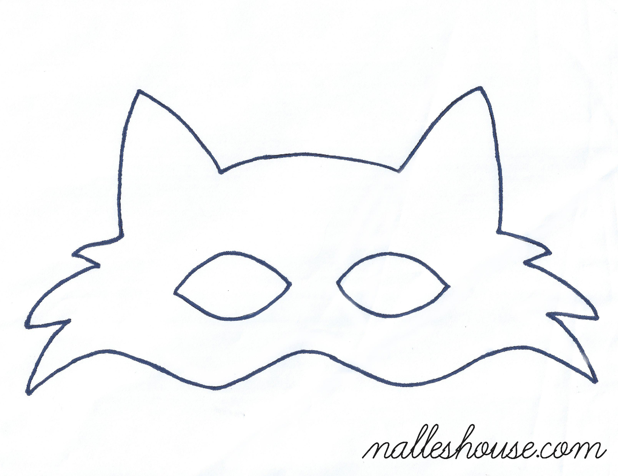 Fox Mask Template | Sewing Projects | Pinterest | Siluetas - Free Printable Fox Mask Template