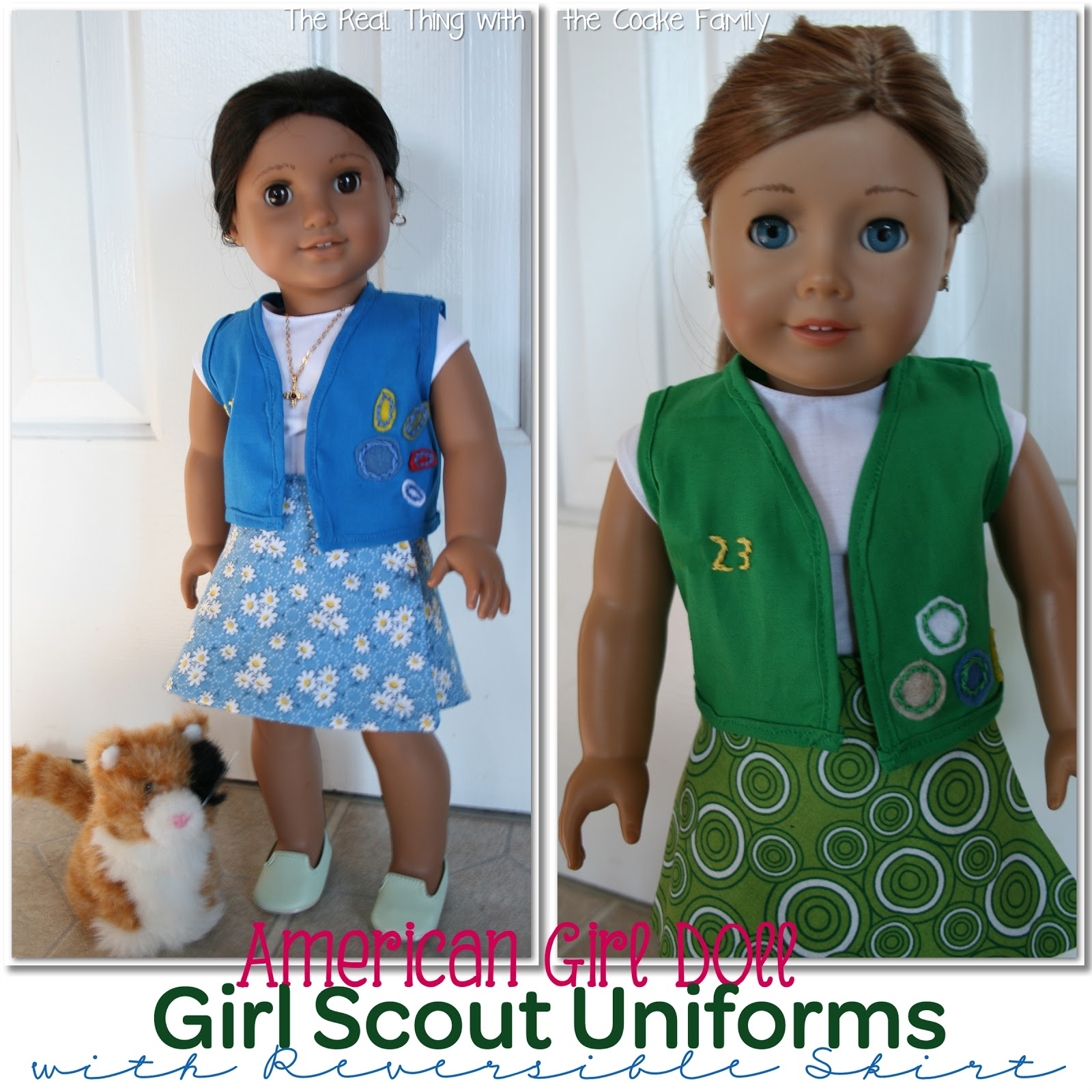 Free American Girl Doll Patterns: Girl Scout Uniform - American Girl Doll Clothes Patterns Free Printable