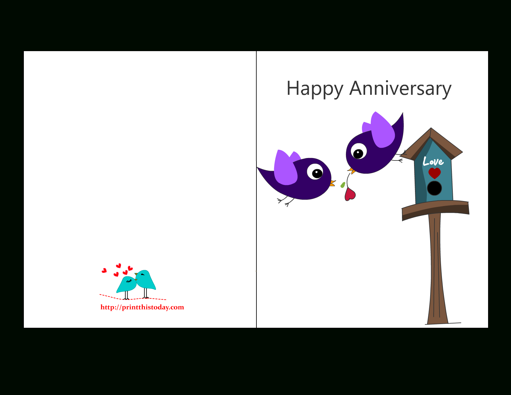 Free Anniversary Cards To Print | Free Printable Anniversary Cards - Free Printable Picture Cards