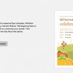 Free Autumn Theme Templates For Microsoft Office   Free Printable Fall Flyer Templates