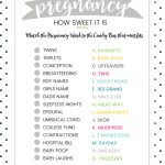 Free Baby Shower Candy Bar Game   4 Colors | Lil' Luna   Unique Baby Shower Games Free Printable