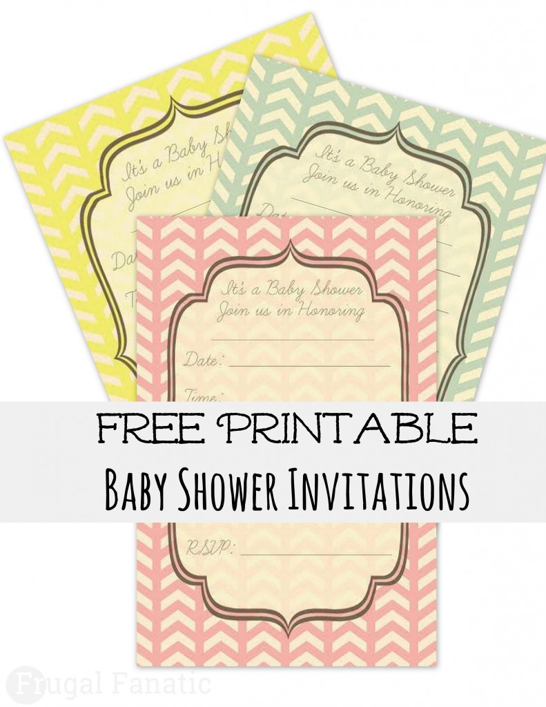 Free Baby Shower Invites - Frugal Fanatic - Free Baby Shower Invitation Maker Online Printable