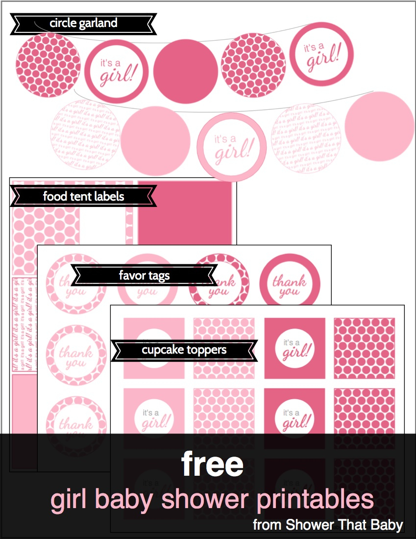 Free Baby Shower Printables | Shower That Baby - Free Printable Baby Shower Labels And Tags