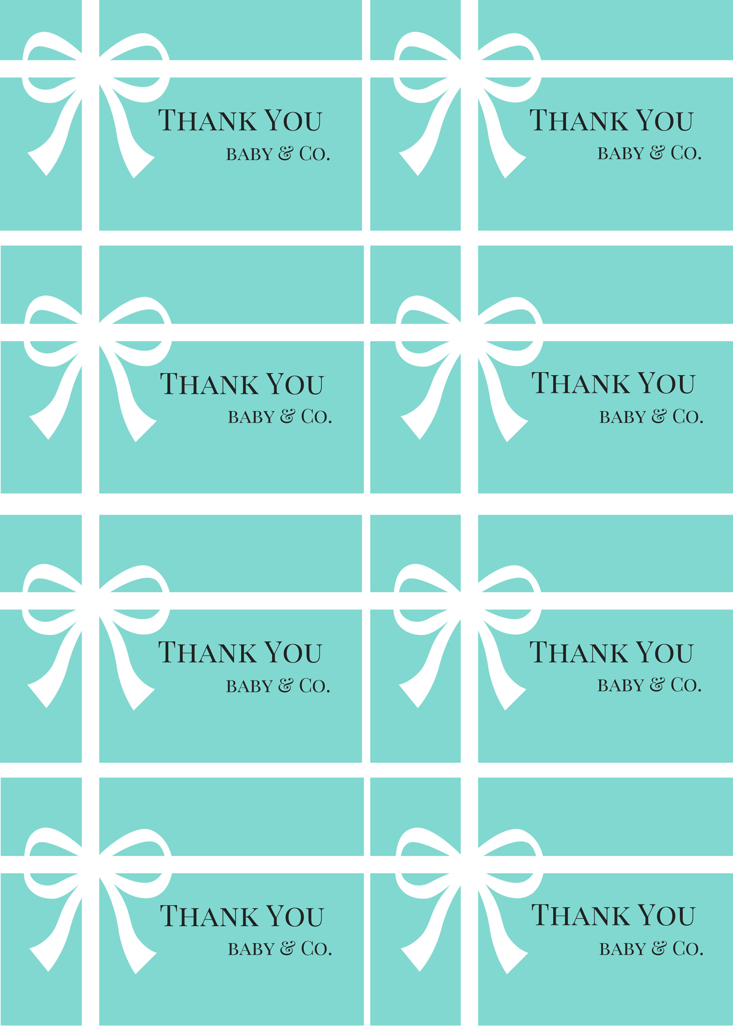 Free Baby Shower Thank You Tags Printables - Baby Shower Ideas - Free Printable Baby Shower Label Templates