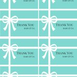 Free Baby Shower Thank You Tags Printables   Baby Shower Ideas   Free Printable Baby Shower Labels And Tags