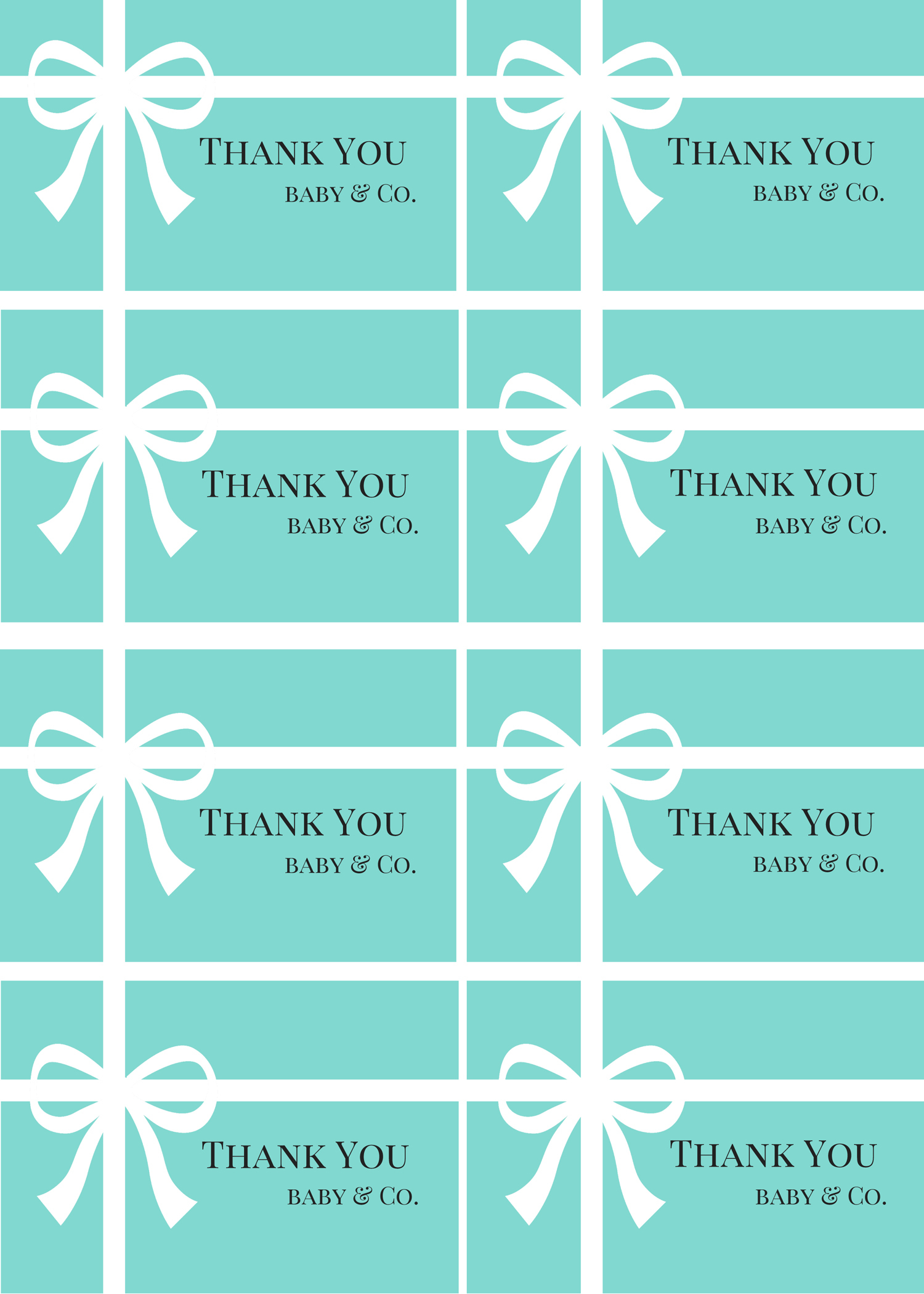 Free Baby Shower Thank You Tags Printables - Baby Shower Ideas - Free Printable Baby Shower Labels And Tags