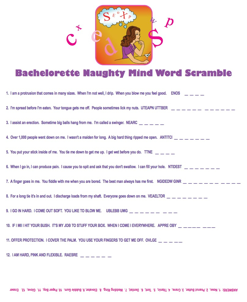 Free Bachelorette Party Printables | Popsugar Smart Living - Free Printable Bachelorette Party Games