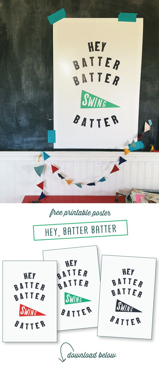 Free Baseball Posters Download And Printable | Designraeannkelly - Printable Posters Free Download