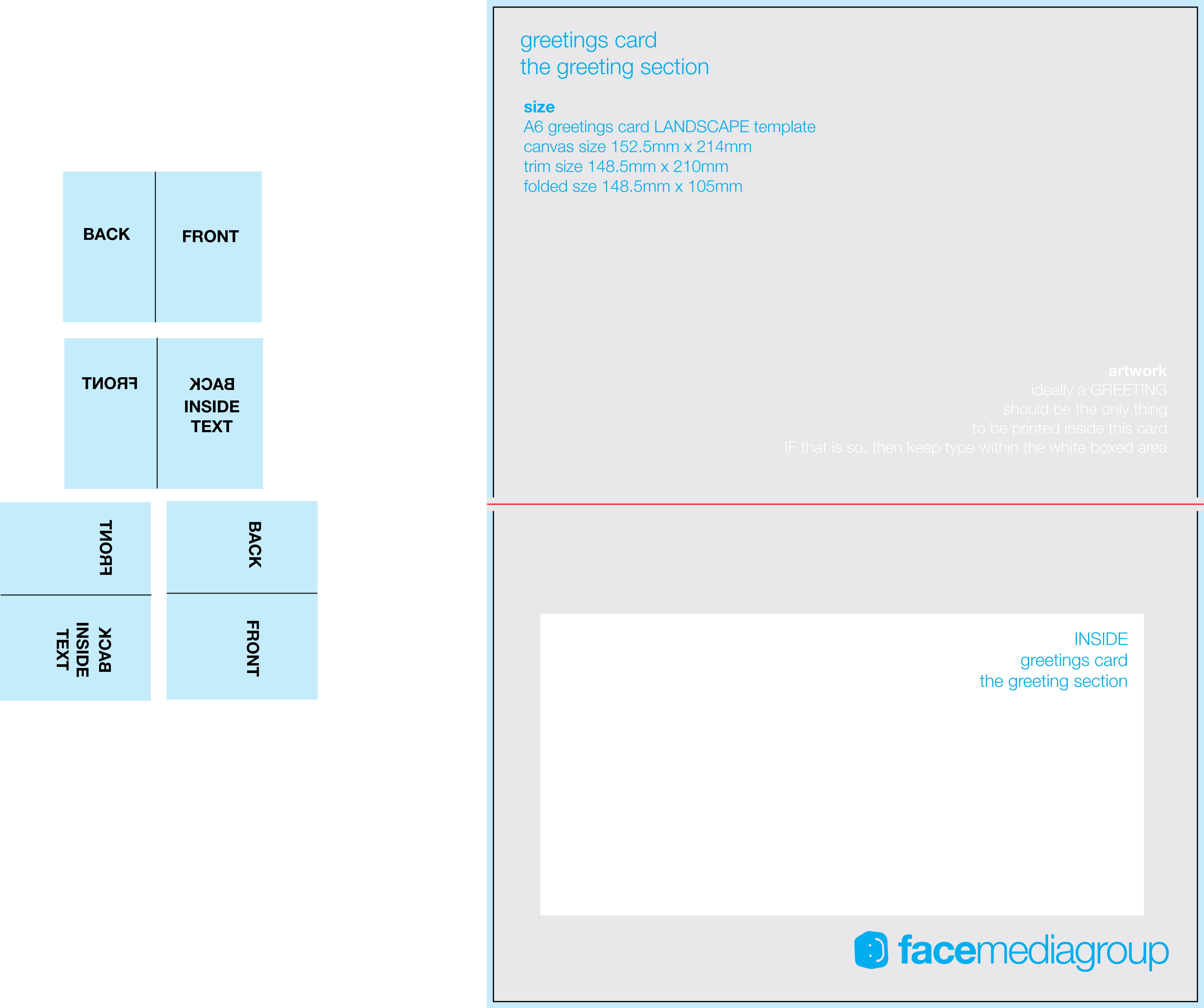 Free Blank Greetings Card Artwork Templates For Download | Face - Christmas Cards Download Free Printable