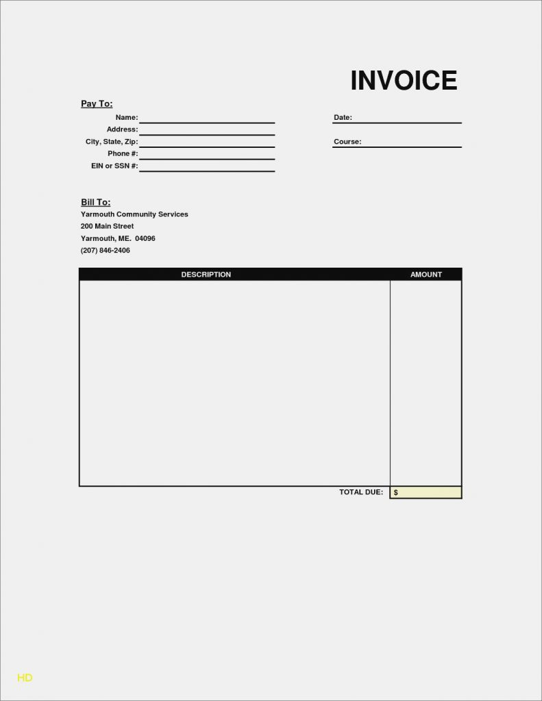 Free Blank Invoice Form Pics Ndash Templates Forms Download - Free Printable Invoice Forms