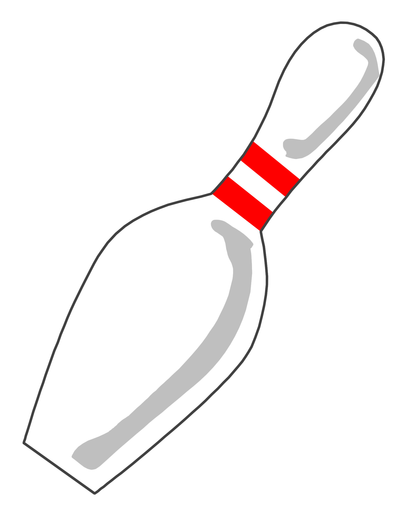 Free Bowling Pin Template, Download Free Clip Art, Free Clip Art On - Free Printable Bowling Ball Template