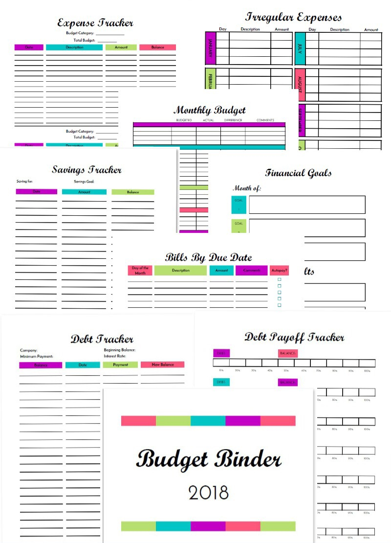 Free Budget Binder: 20+ Budgeting Printables To Transform Your - Free Printable Budget Binder