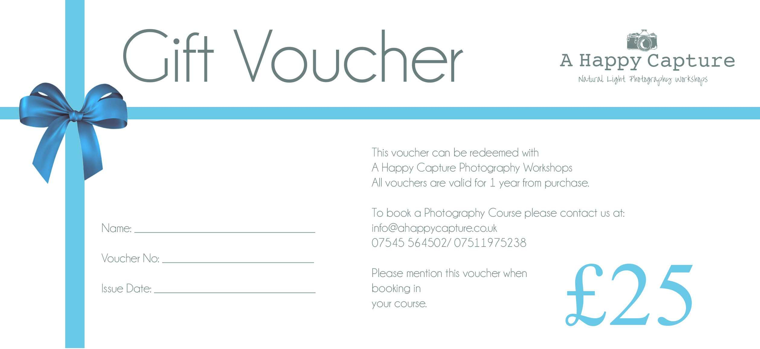 Free Business Gift Voucher Template In Adobe Photoshop, Illustrator - Free Printable Gift Vouchers Uk