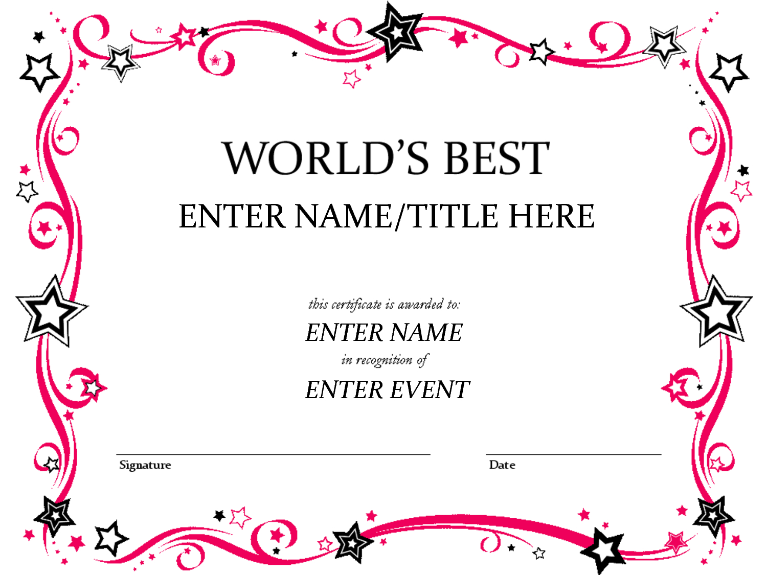 Free Certificate Template, Download Free Clip Art, Free Clip Art On - Best Costume Certificate Printable Free