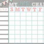 Free Chore Chart Printables. Boy And Girl Versions That'll Look   Free Printable Teenage Chore Chart