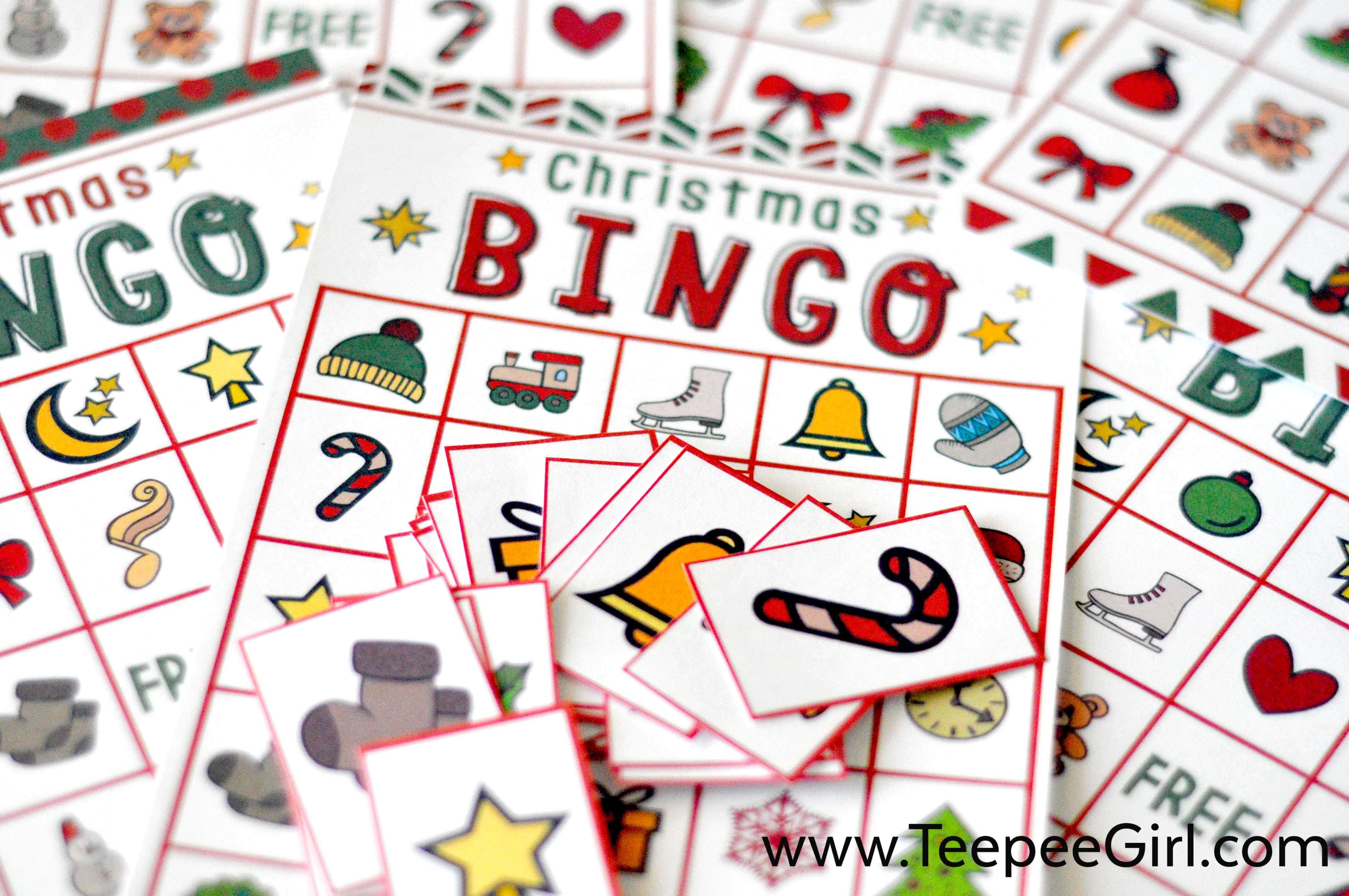 Free Christmas Bingo Game Printable - Free Bingo Patterns Printable