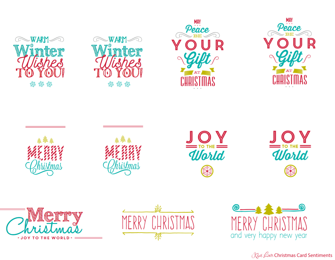 Free Christmas Card Printable | Free Printables | Pinterest - Free Printable Greeting Card Sentiments