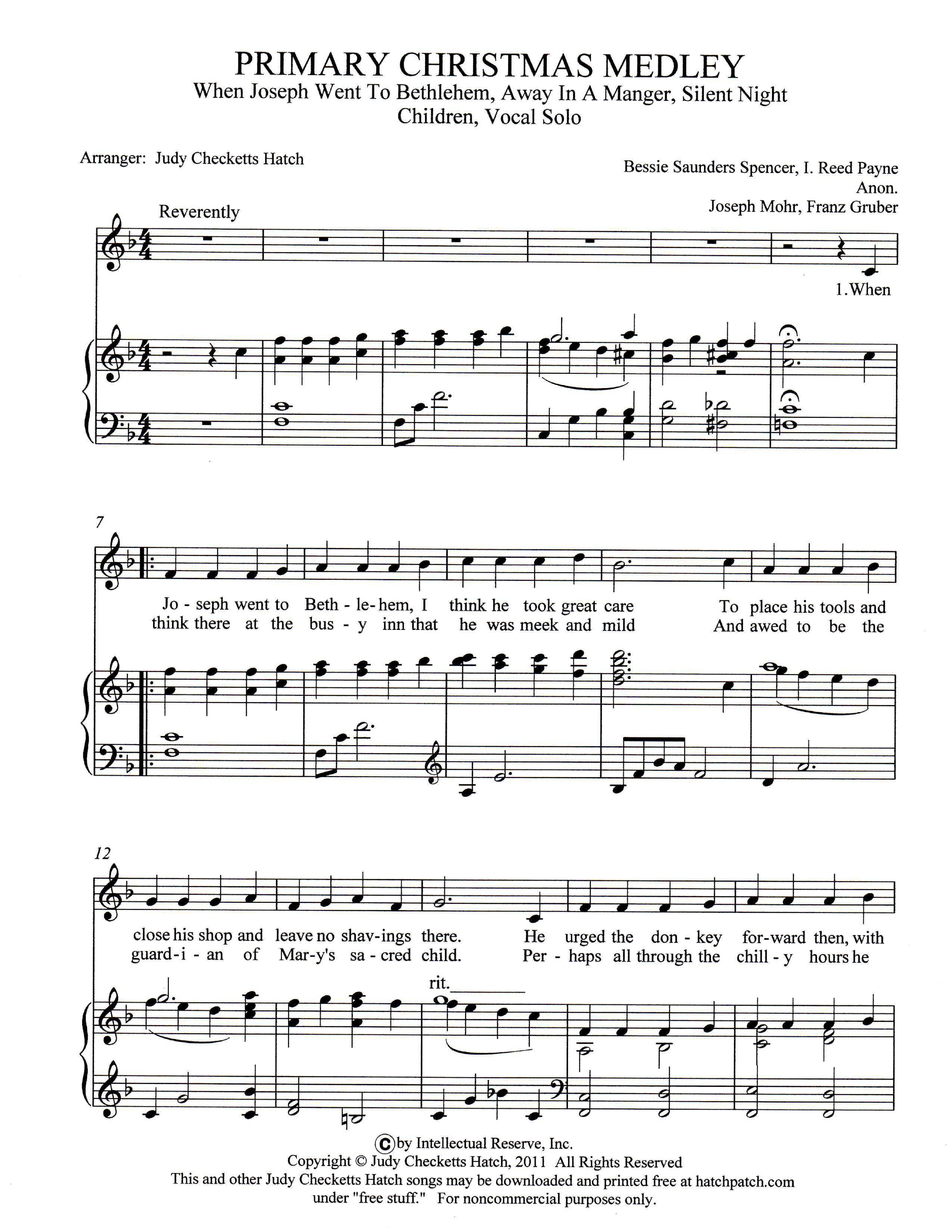 Free Christmas Sheet Music For Keyboard Printable – Festival Collections - Free Christmas Sheet Music For Keyboard Printable