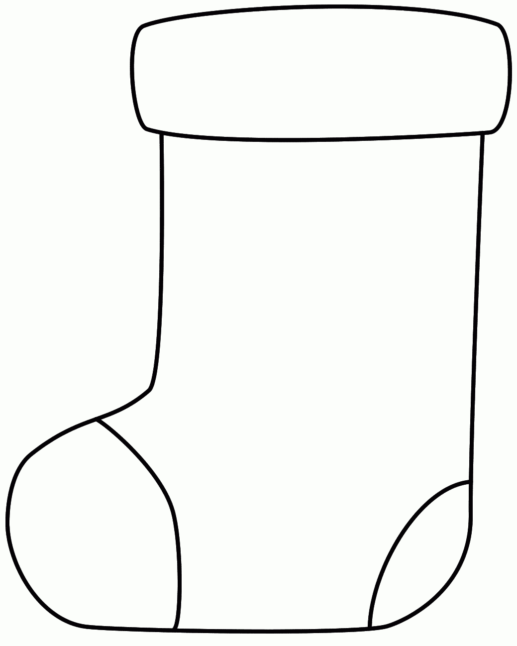 Free Christmas Stocking Image, Download Free Clip Art, Free Clip Art - Christmas Stocking Template Printable Free