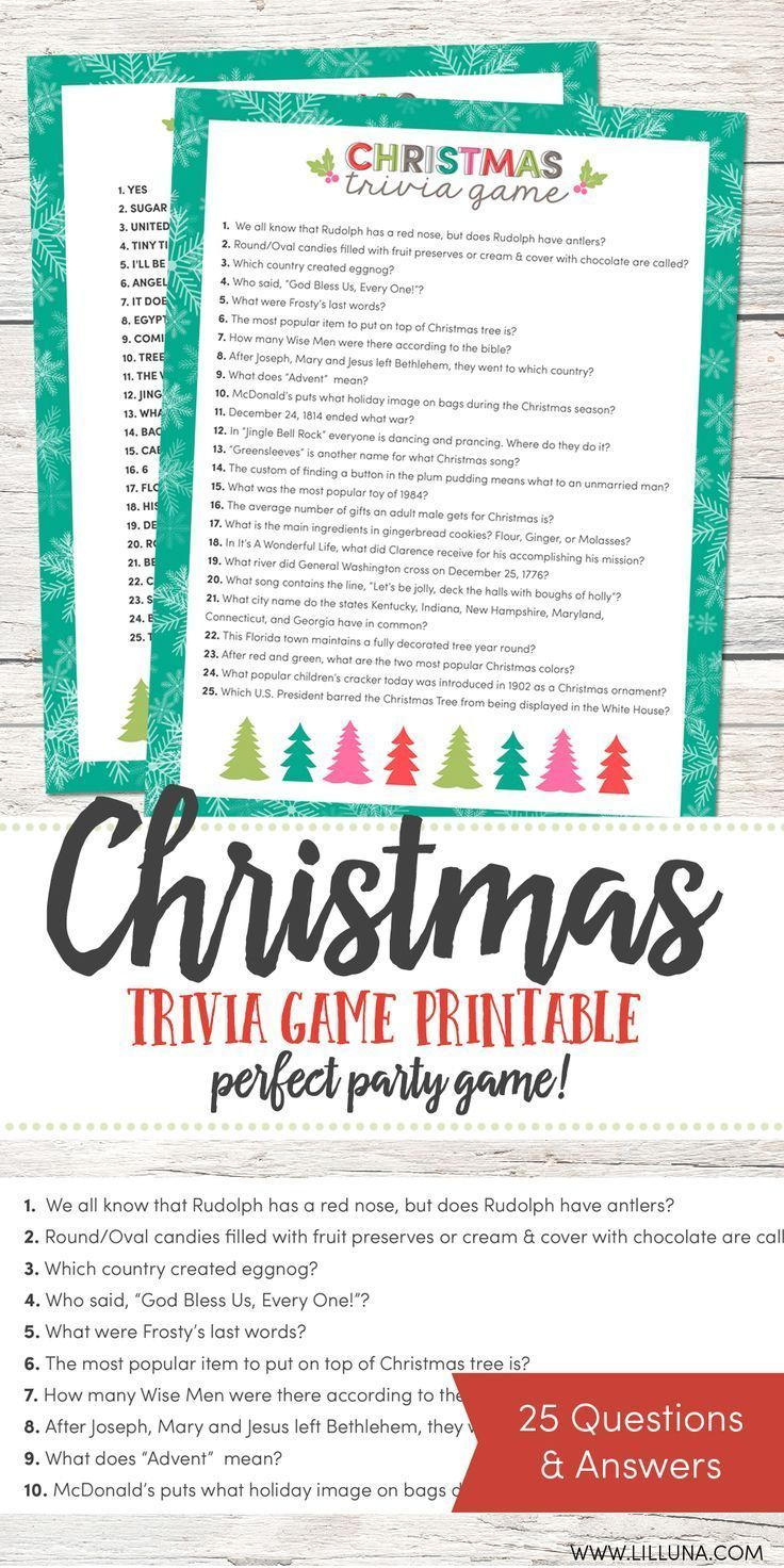 Free Christmas Trivia Game | Christmas | Pinterest | Christmas - Kwanzaa Trivia Free Printable