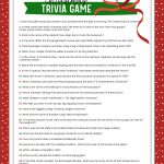 Free Christmas Trivia Game | Lil' Luna   Free Printable Trivia Questions And Answers