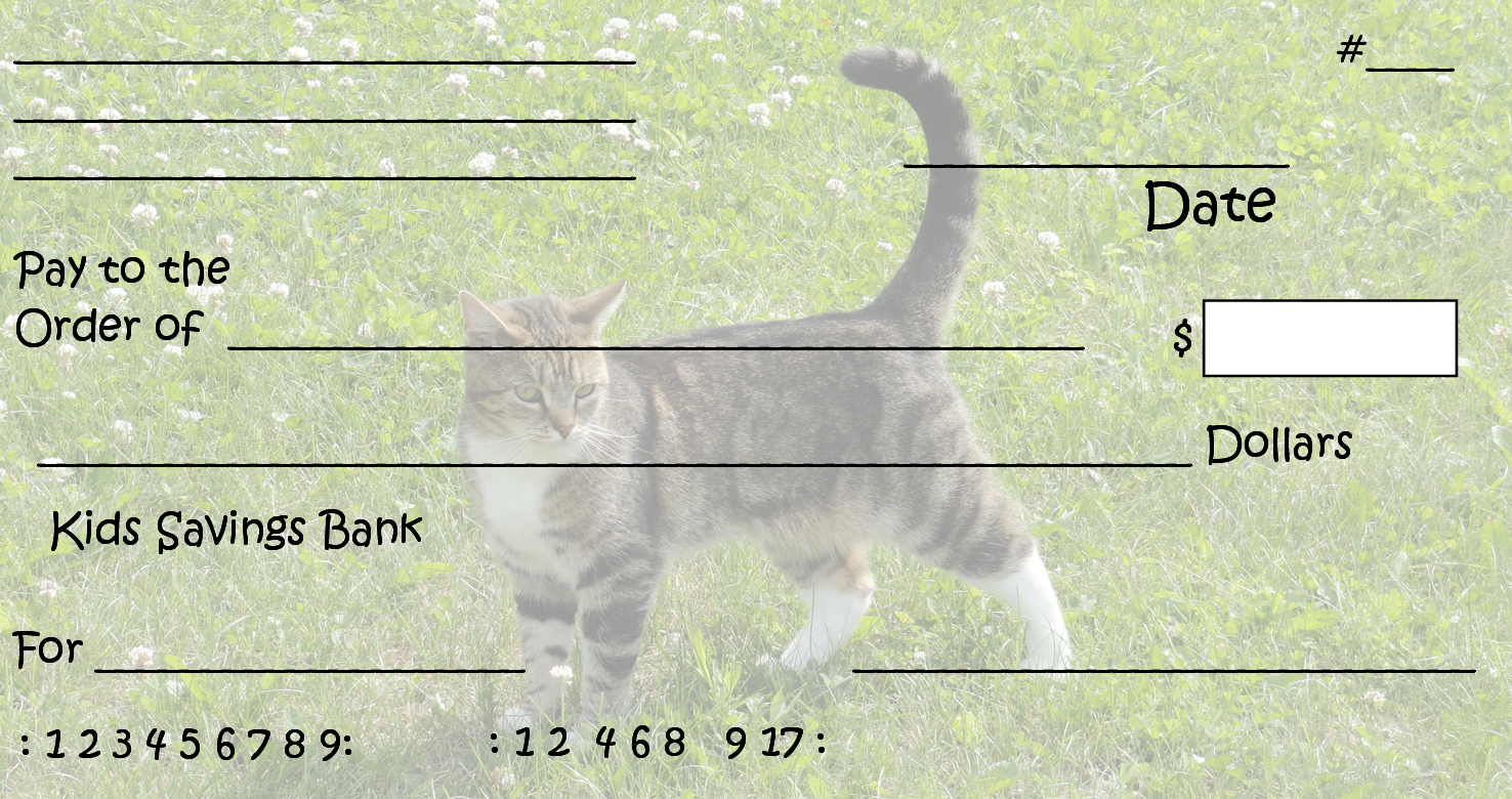 Free Clipart N Images: Printable Pretend Checks For Kids - Free Printable Play Checks