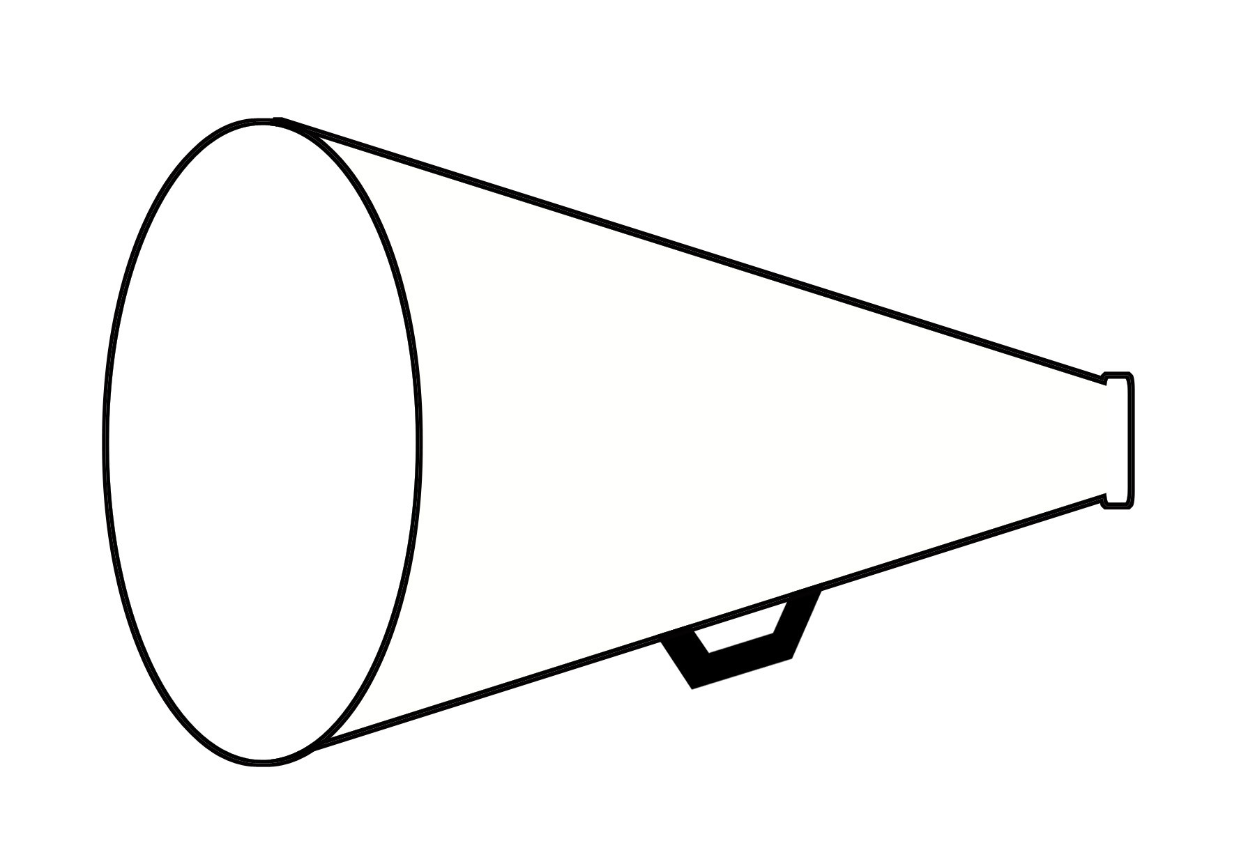 Free Coloring Pages Of Megaphone Template Lovely Megaphone Template - Free Printable Megaphone Template