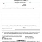 Free Construction Proposal Template   Construction Proposal Template   Free Printable Contractor Proposal Forms