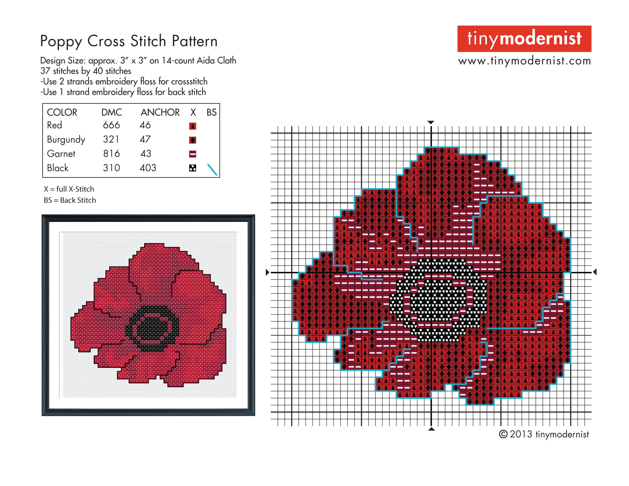 Free Cross Stitch Patterns | Tiny Modernist Cross Stitch Blog - Free Printable Modern Cross Stitch Patterns