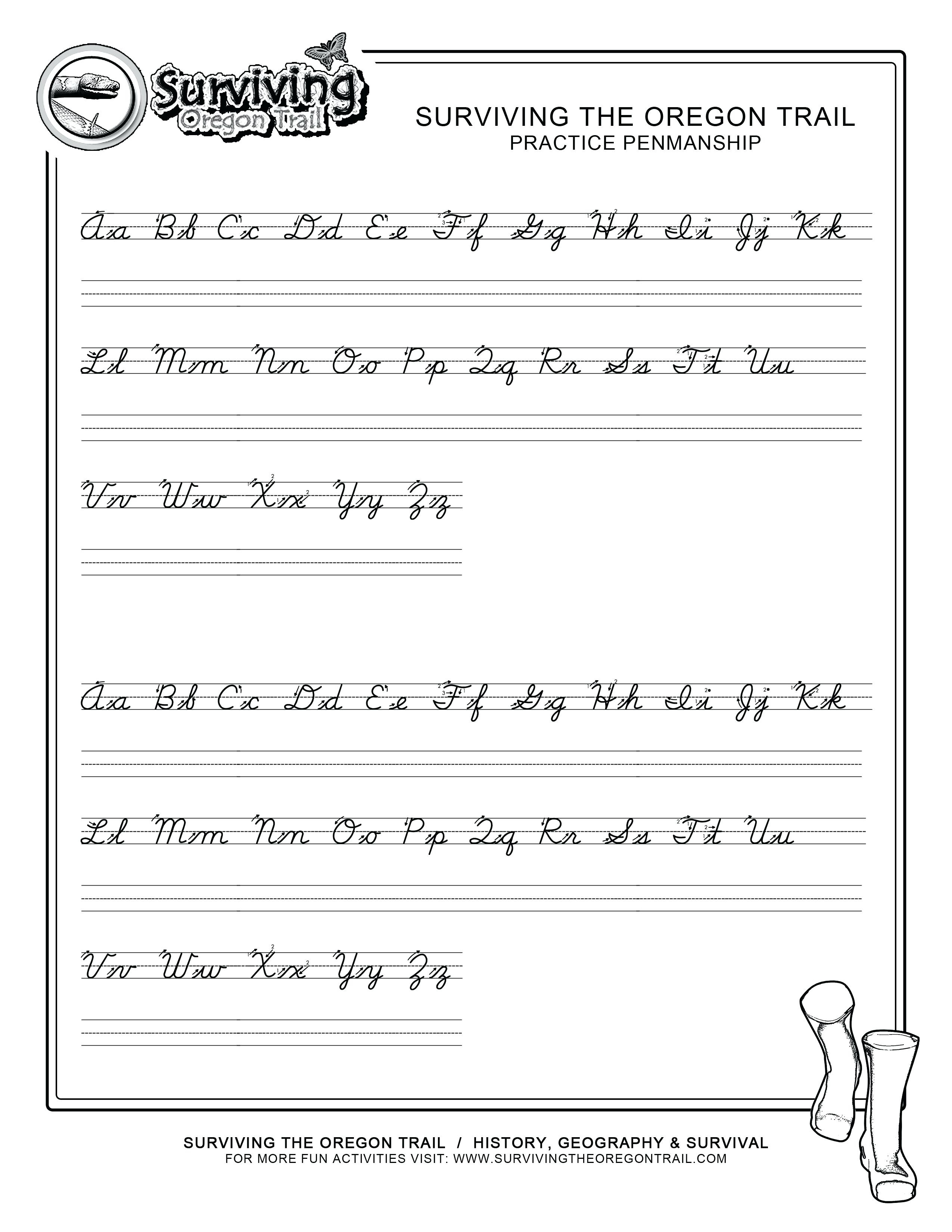 Free Cursive Sheets Writing Sheet Handwriting Free Alphabet - Free Printable Practice Name Writing Sheets