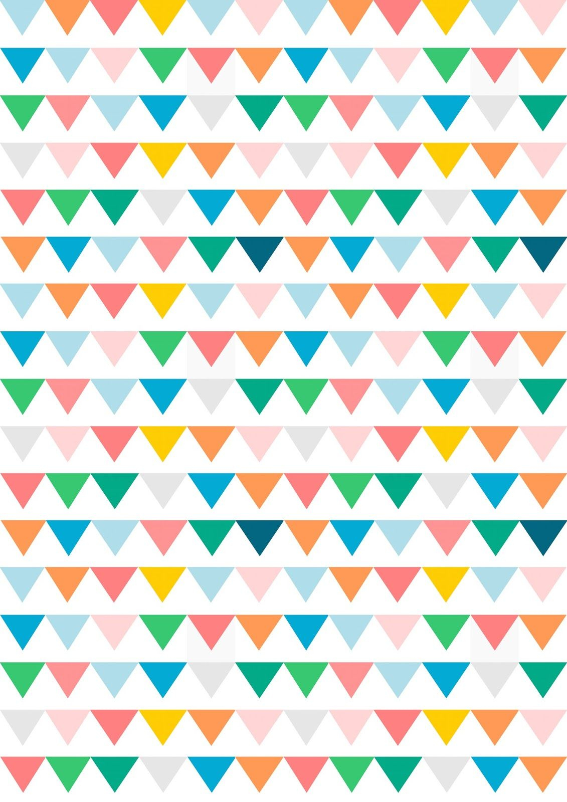 Free Digital Bunting Scrapbooking Paper - Ausdruckbares - Free Printable Scrapbook Paper Designs