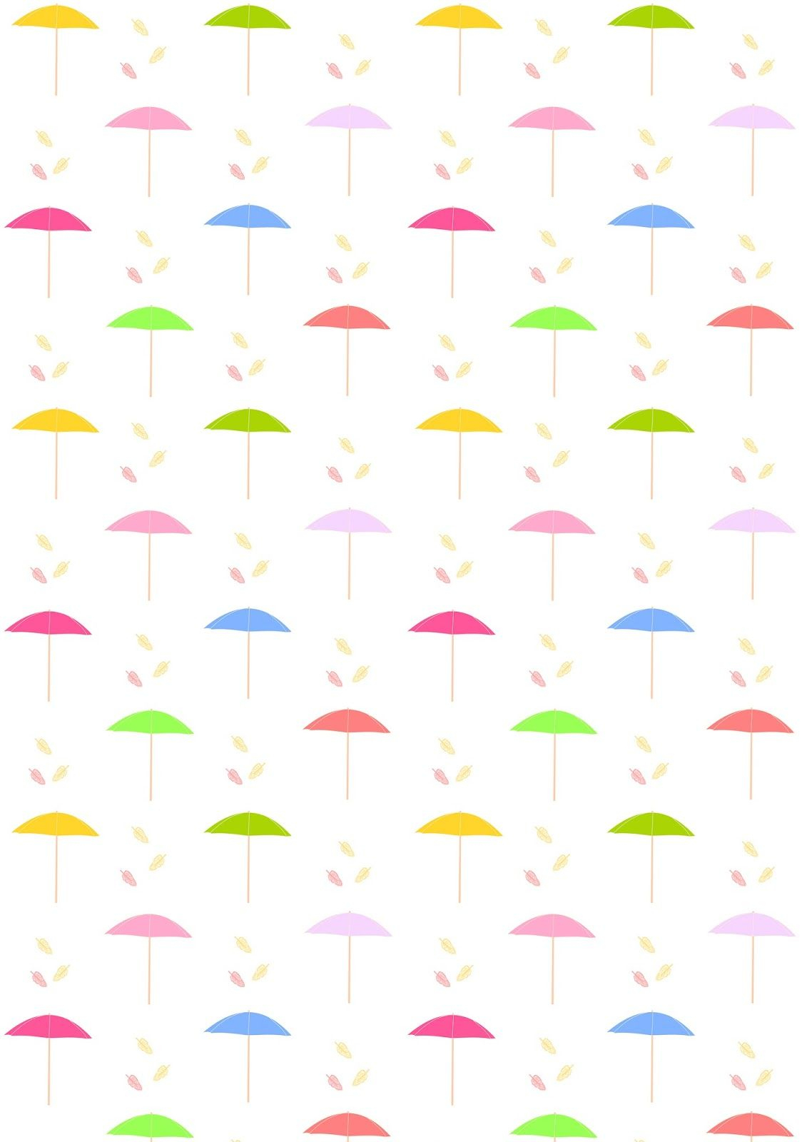 Free Digital Parasol Scrapbooking Paper - Ausdruckbares - Free Printable Scrapbook Paper