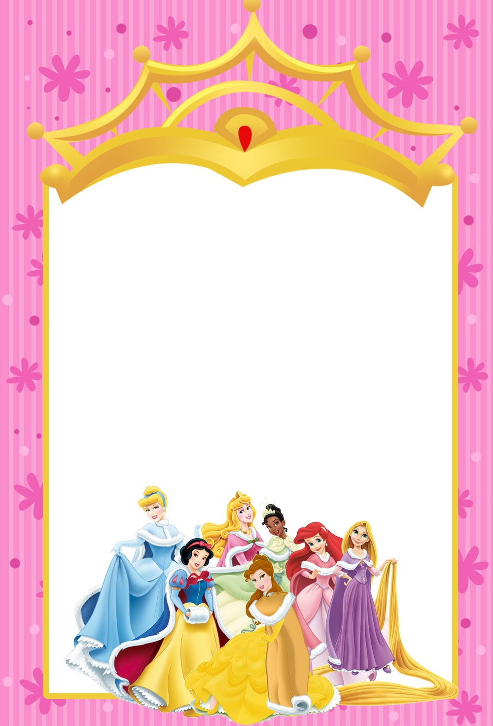 Free Disney Invitation Templates F Cool Disney Princess Birthday - Free Printable Disney Invitations
