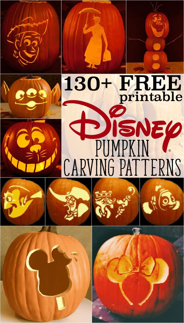 Free Disney Pumpkin Stencils: Over 130 Printable Pumpkin Carving - Free Printable Lightning Mcqueen Pumpkin Stencil