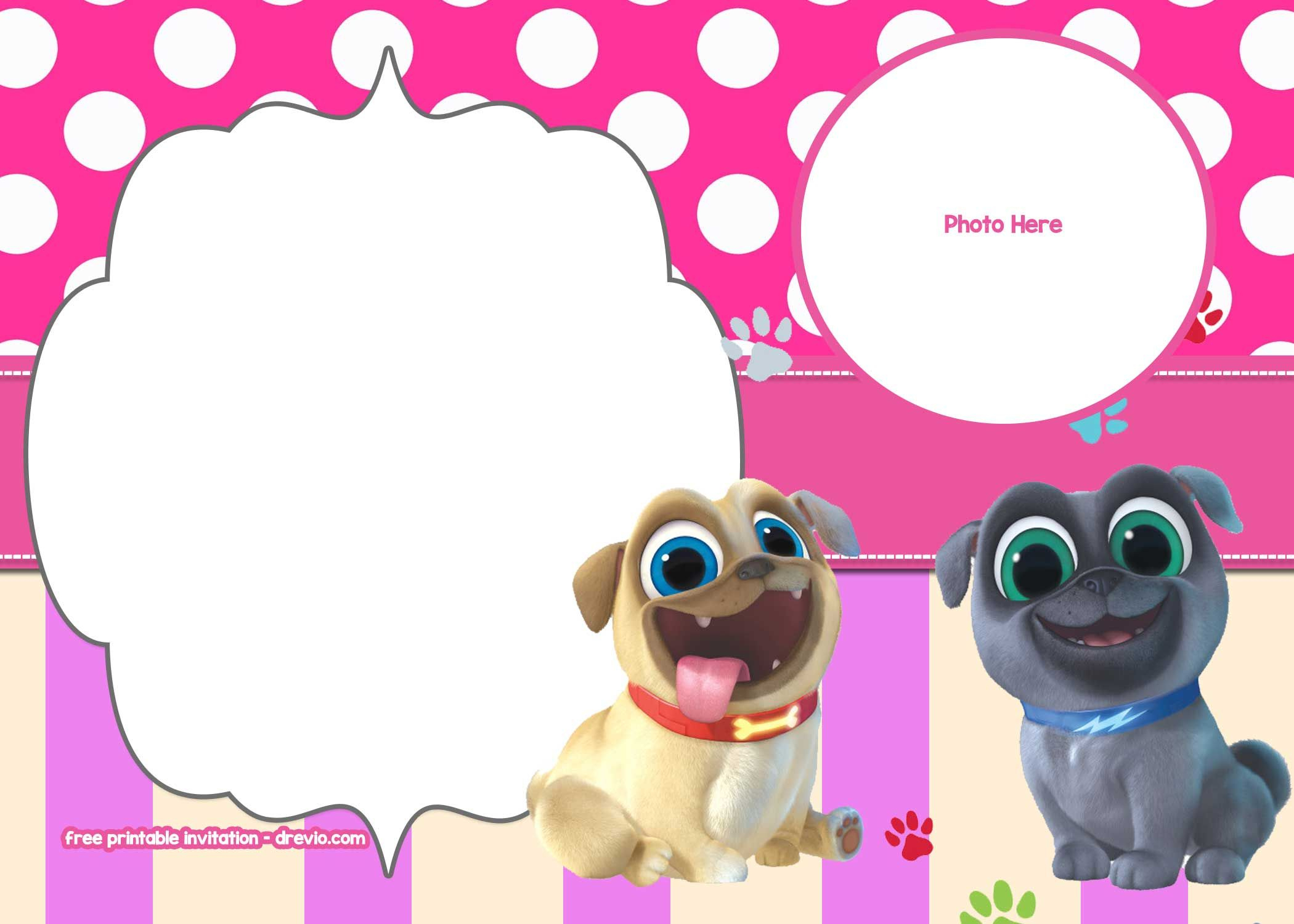 Free Disney Puppy Dog Pals Invitation | Free Printable Birthday - Free Printable Puppy Dog Birthday Invitations