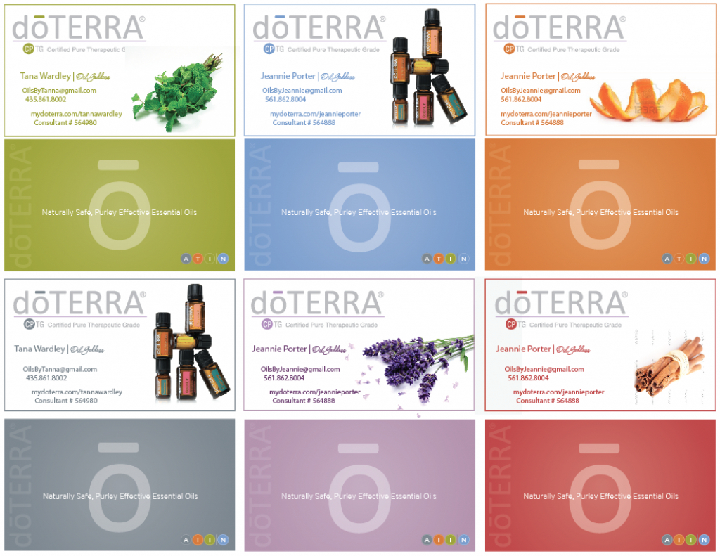 Free Doterra Business Cards - Guardians Designs Within Free - Free Printable Doterra Sample Cards