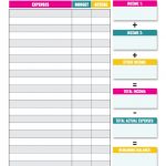 Free Download Household Budget Spreadsheet Family Template Templates   Free Printable Monthly Budget