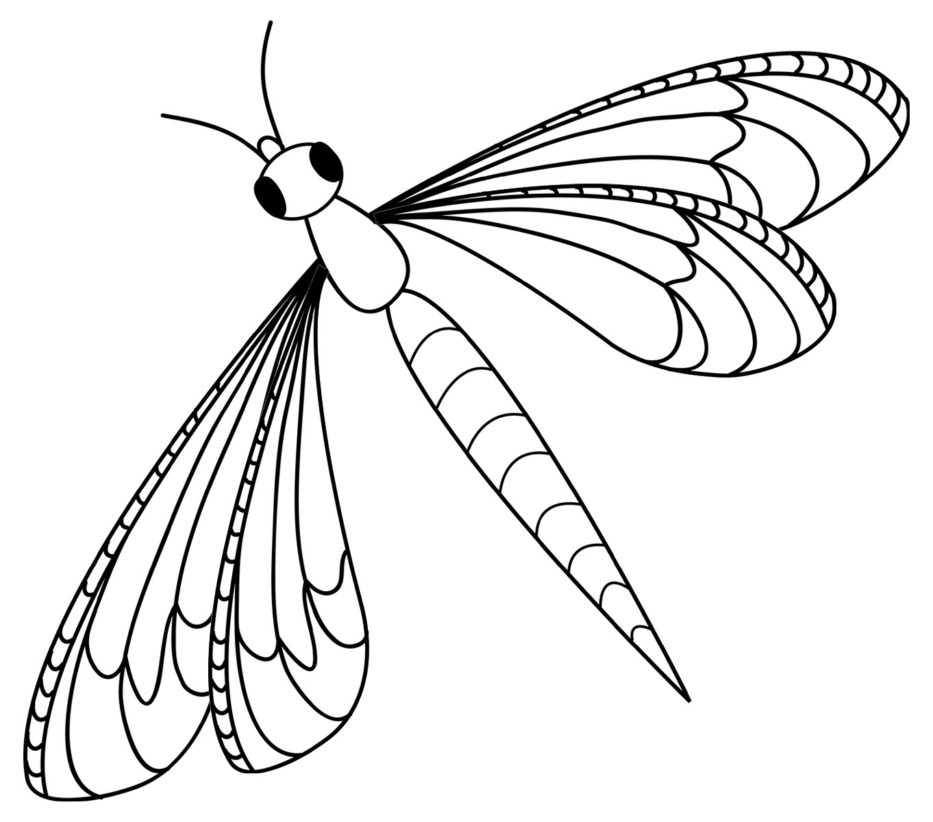Free Dragonfly Outline, Download Free Clip Art, Free Clip Art On - Free Printable Pictures Of Dragonflies