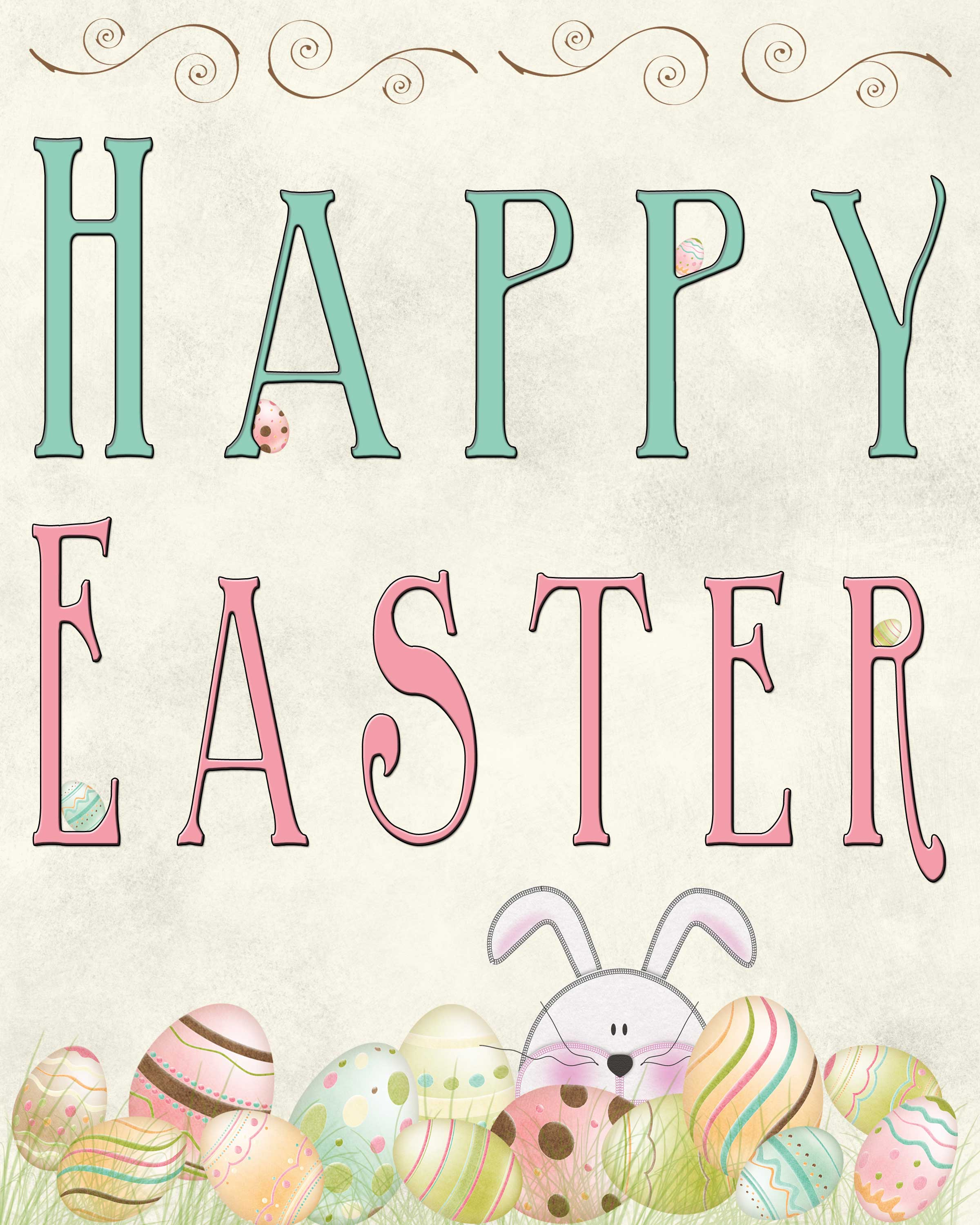 Free Easter Printable - Tgif - This Grandma Is Fun - Free Printable Easter Decorations