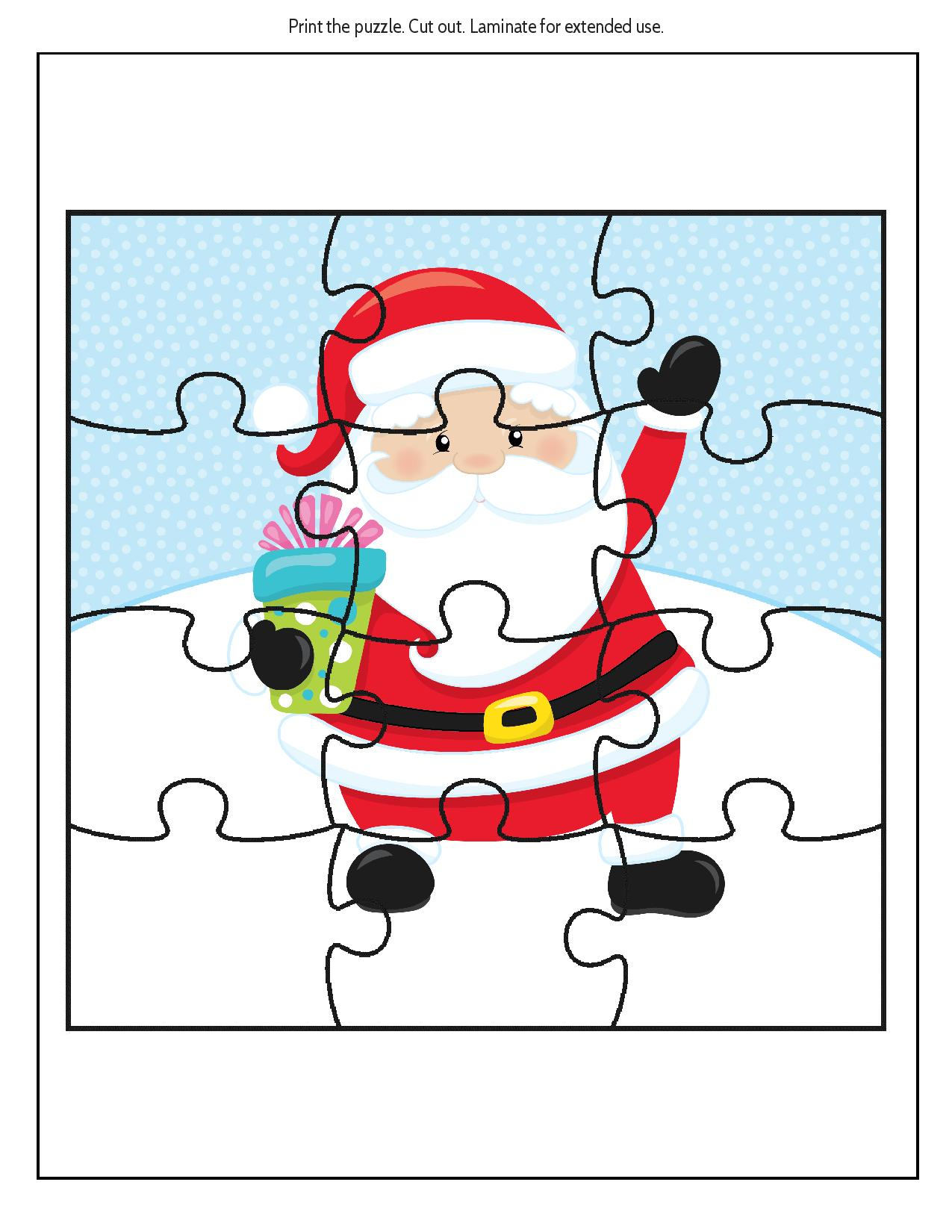 Free Educational Printable Christmas Puzzle Pack - Real And Quirky - Free Printable Christmas Puzzles
