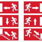 Free Emergency Exit Signs Vector   Download Free Vector Art, Stock   Free Printable Emergency Exit Only Signs