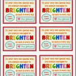 Free End Of Year Gift Tag Printables From Teacher To Student – Free Printable Months Of The Year Labels