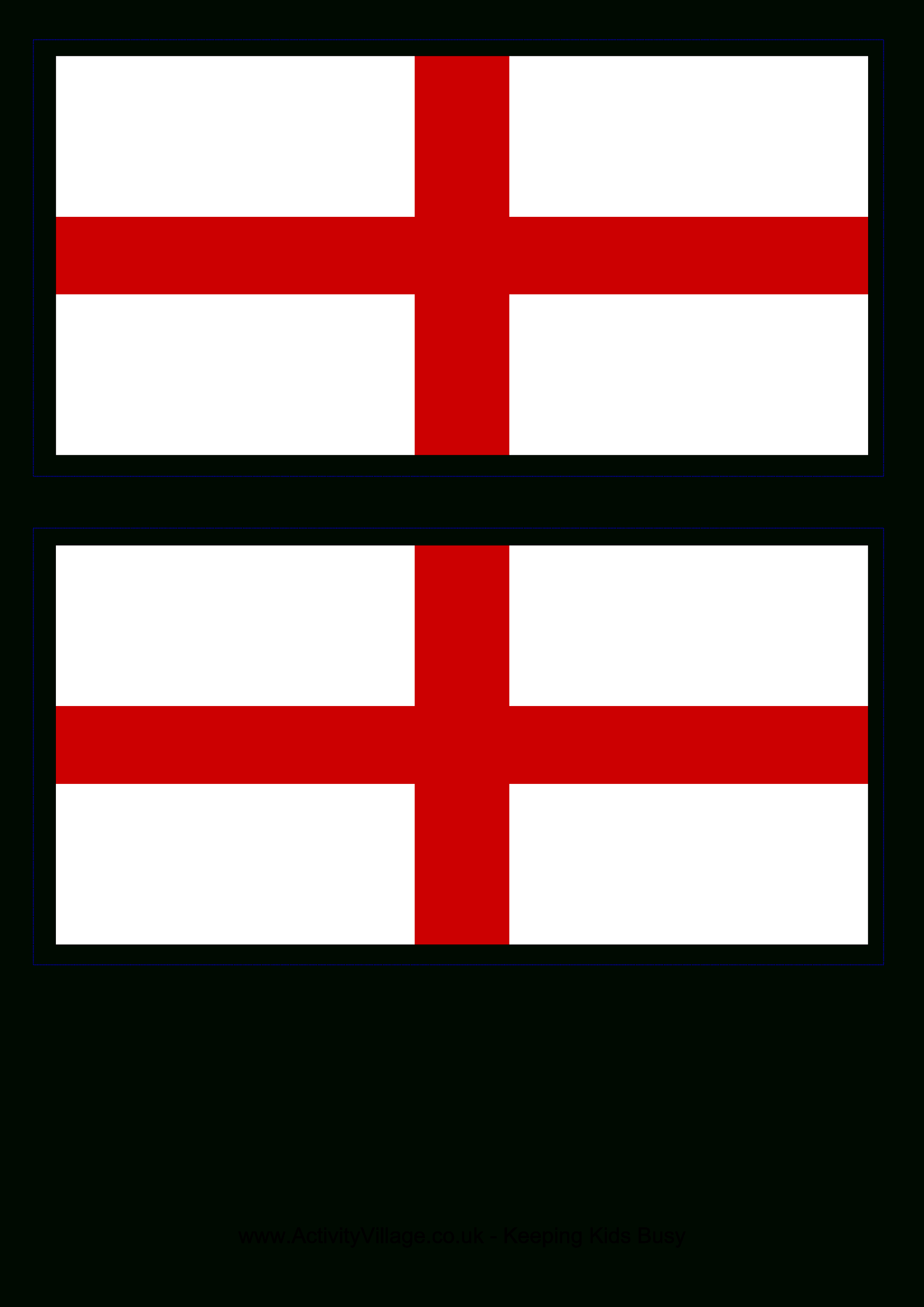 Free England Flag | Templates At Allbusinesstemplates - Free Printable Blank Flag Template