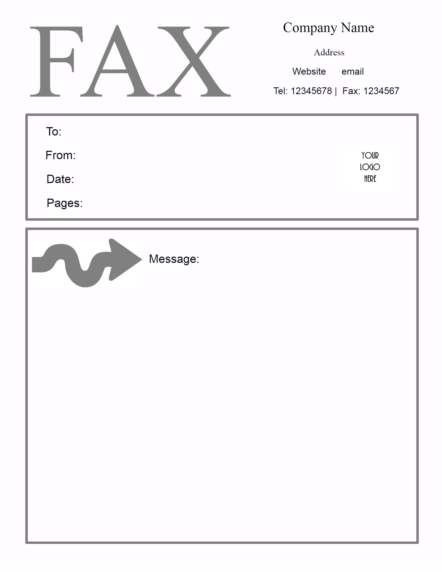 Free Fax Cover Sheet Template | Customize Online Then Print - Free Printable Cover Letter For Fax