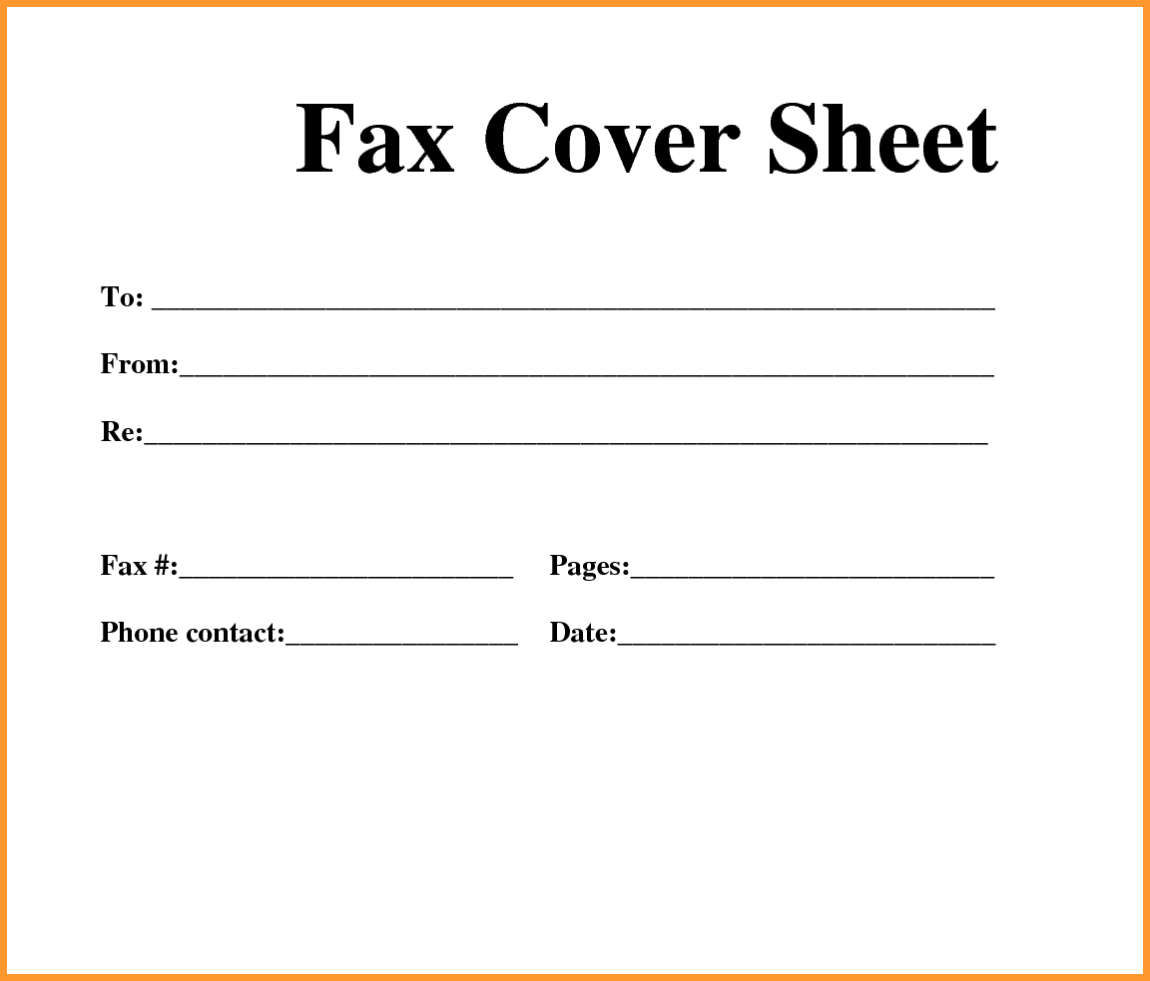 Free]^^ Fax Cover Sheet Template - Free Printable Cover Letter For Fax